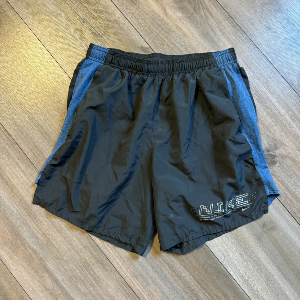 Nike Running Short Black Gym Athletic Workout Performance Men Large Bin C-23